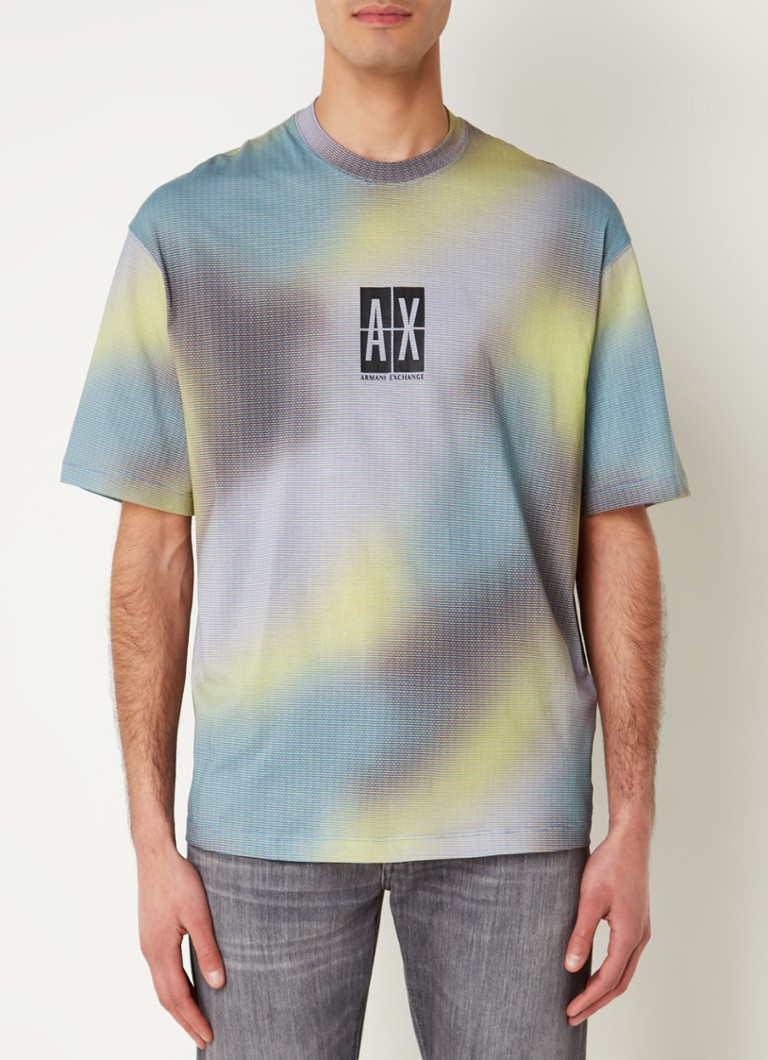Tricou Armani Exchange cu logo imprimat