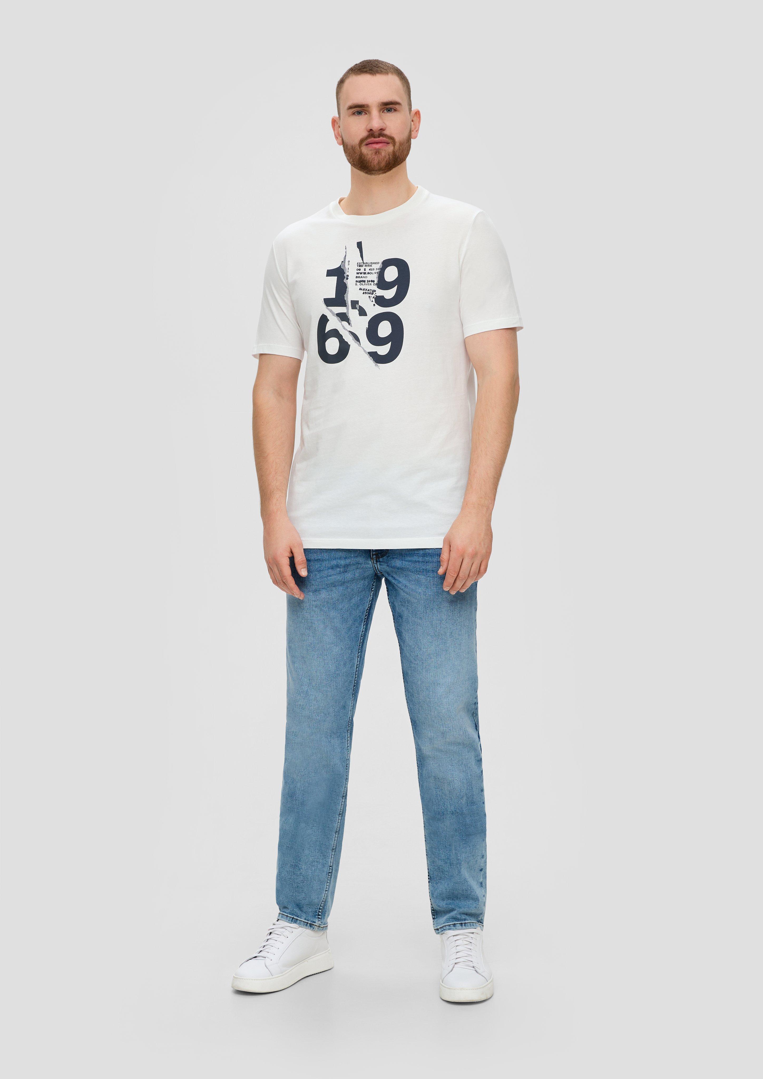 T-Shirt mit Frontprint  2143448-01D2