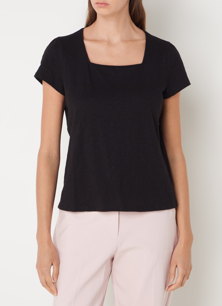 Top Phase Eight Bella con scollo rettangolare