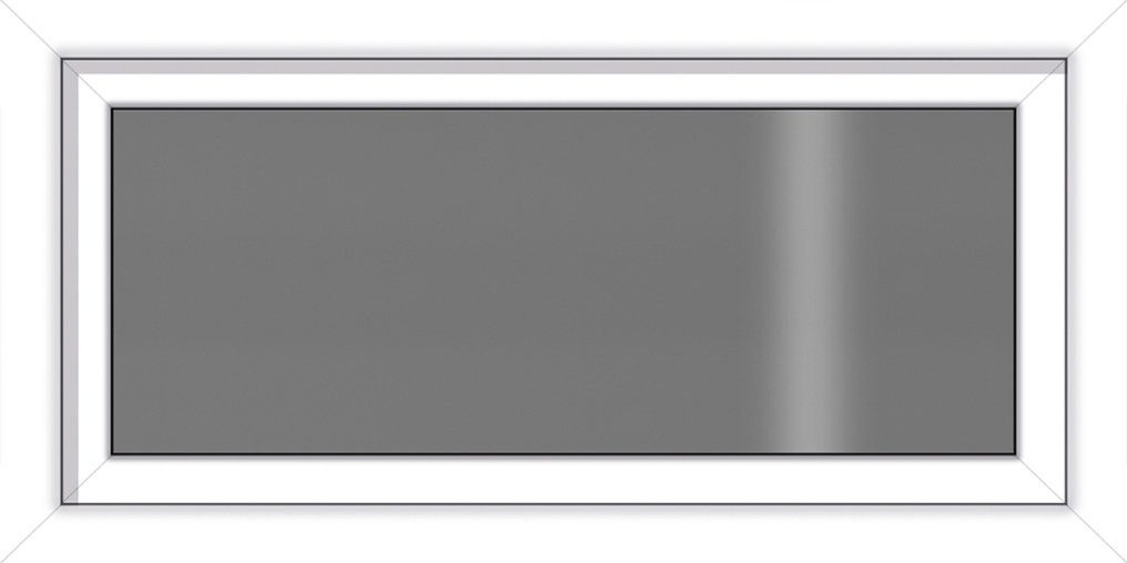 RORO Türen & Fenster Kellerfenster, BxH: 80x40 cm, ohne Griff