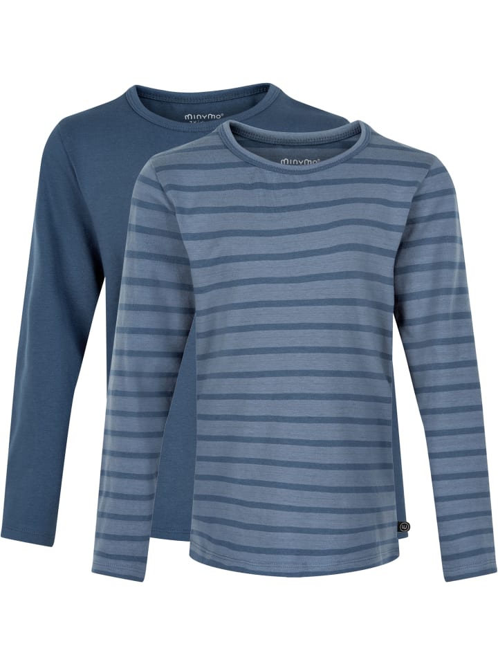 Minymo Kinder Longsleeve in Blau günstig kaufen