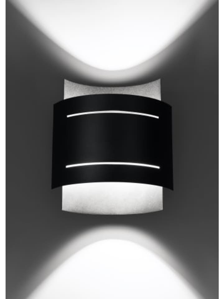 Nice Lamps  Wandleuchte PATRIZIA in Schwarz H 23  günstig kaufen onesize