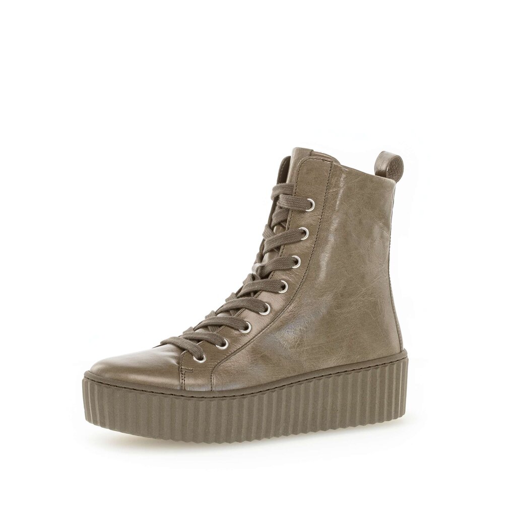 Gabor fashion Schnürstiefelette grün