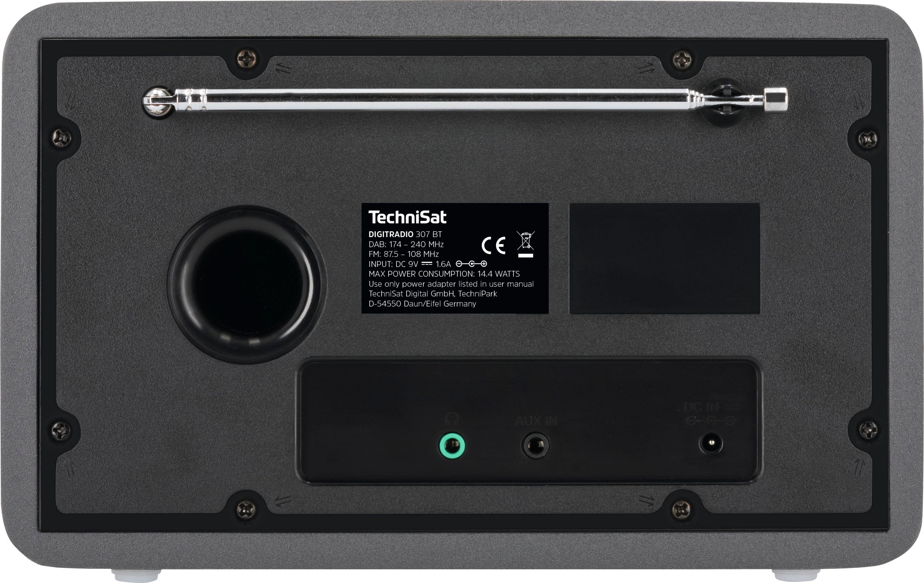 TechniSat DIGITRADIO 307 BT Radio (Digitalradio (DAB), UKW mit RDS, 5 W)