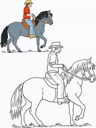 Mein liebster Malblock ab 4 Jahren: Pferde & Ponys