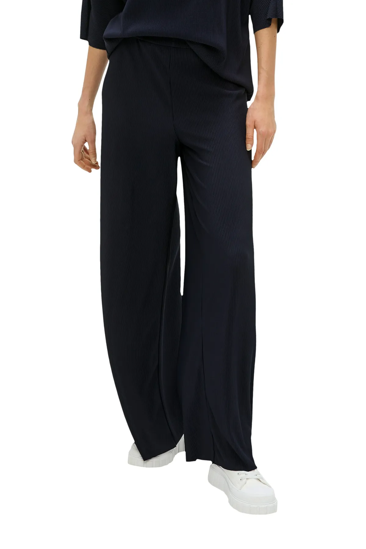s.Oliver  Weite plissierte Hose aus Jersey