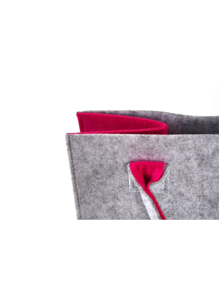 kobolo Einkaufstasche PINKFELTBAG in Grau günstig kaufen onesize