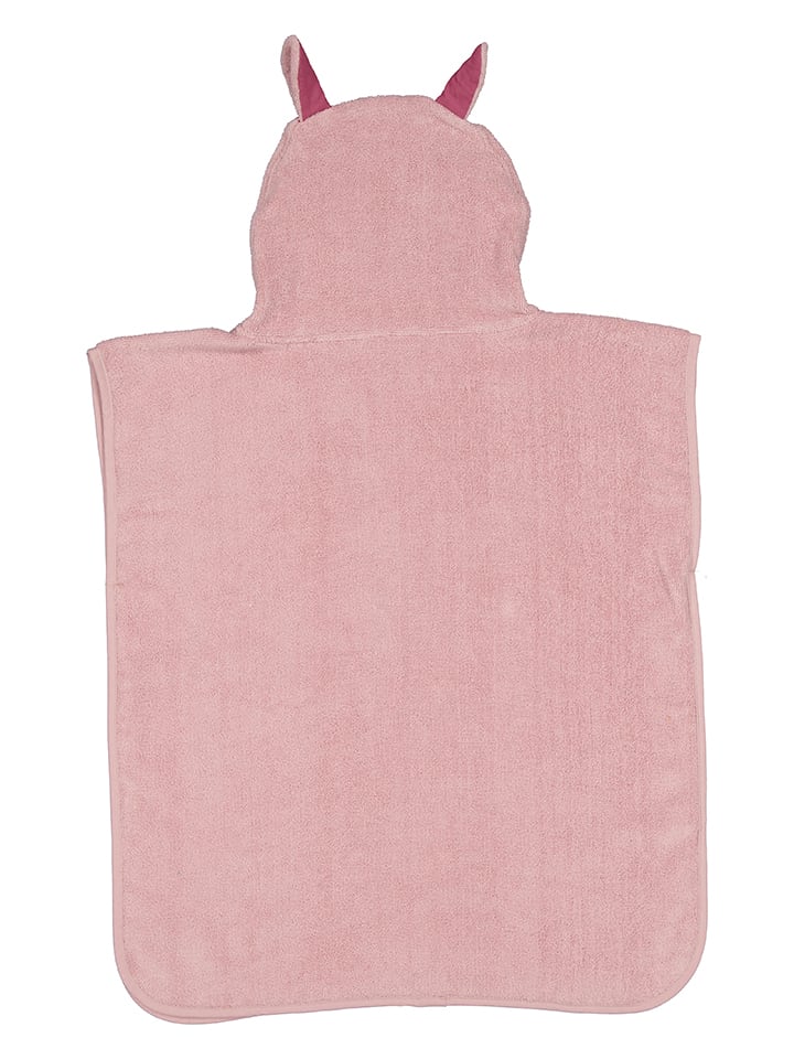 lamino Kapuzenbadeponcho in Rosa günstig kaufen