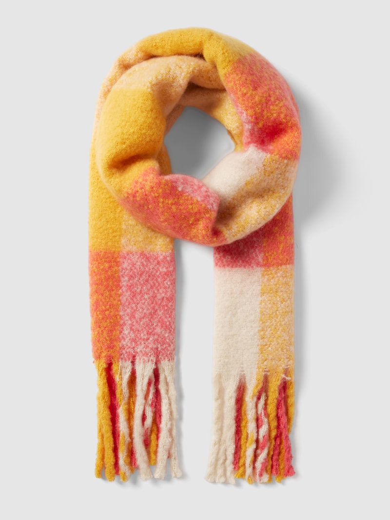 Schal mit Colour-Blocking-Design Modell 'AGGE' in pink