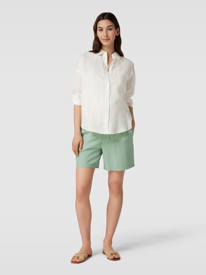 Umstands-Bermudas mit elastischem Bund in mint