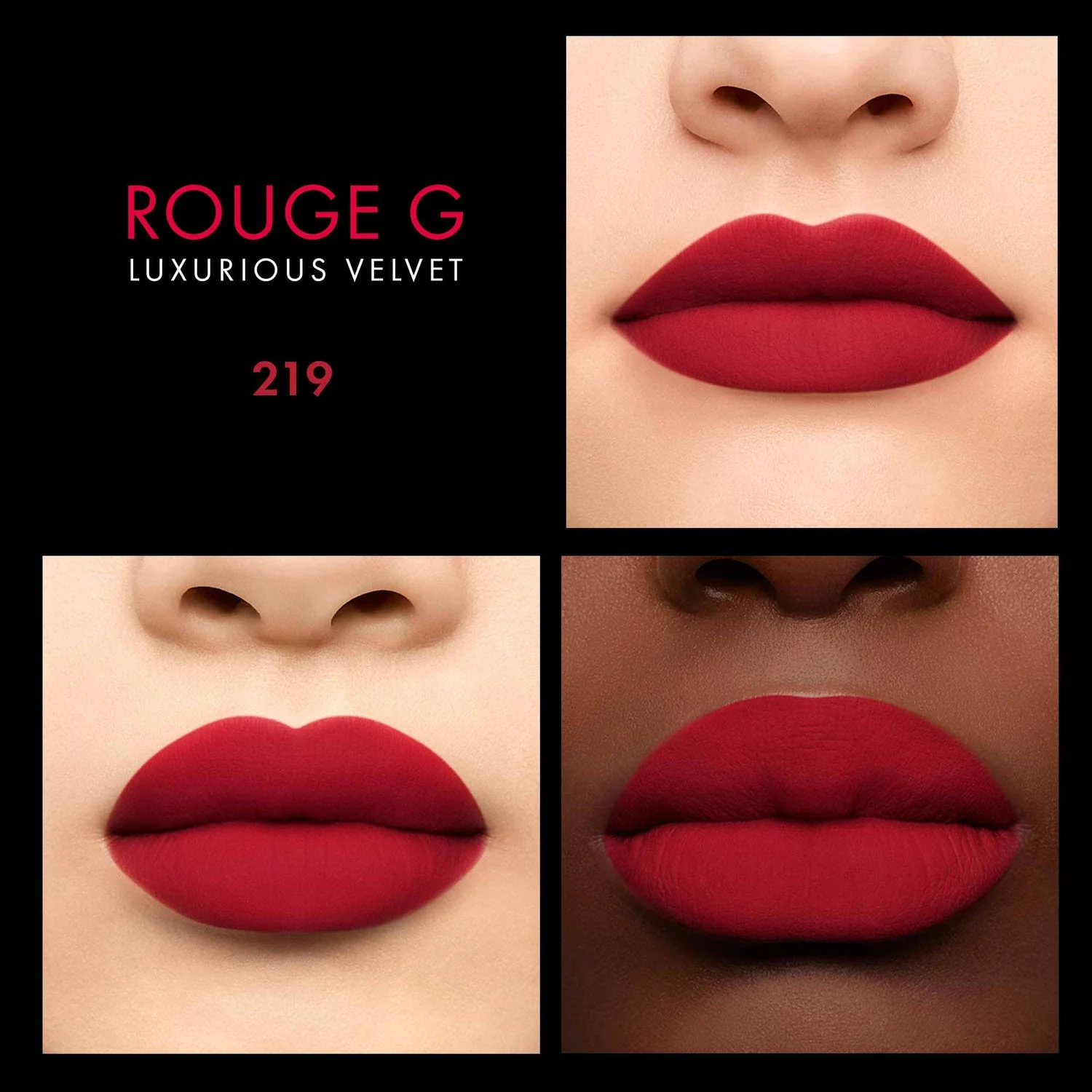 Lápiz labial Rouge G Luxurious Velvet - Lápiz labial mate