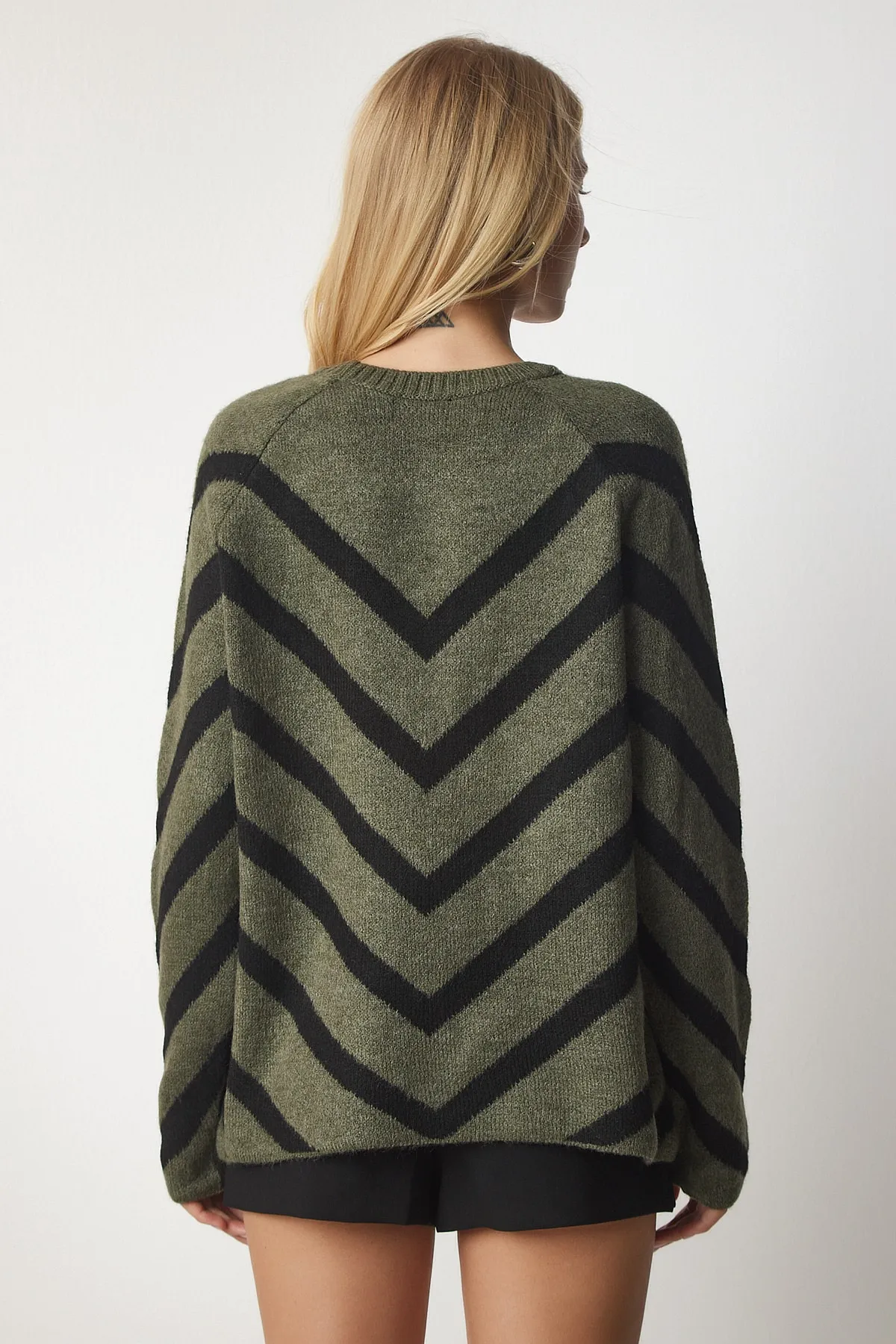 Happiness İstanbul  Pullover - Khaki - Regular Fit