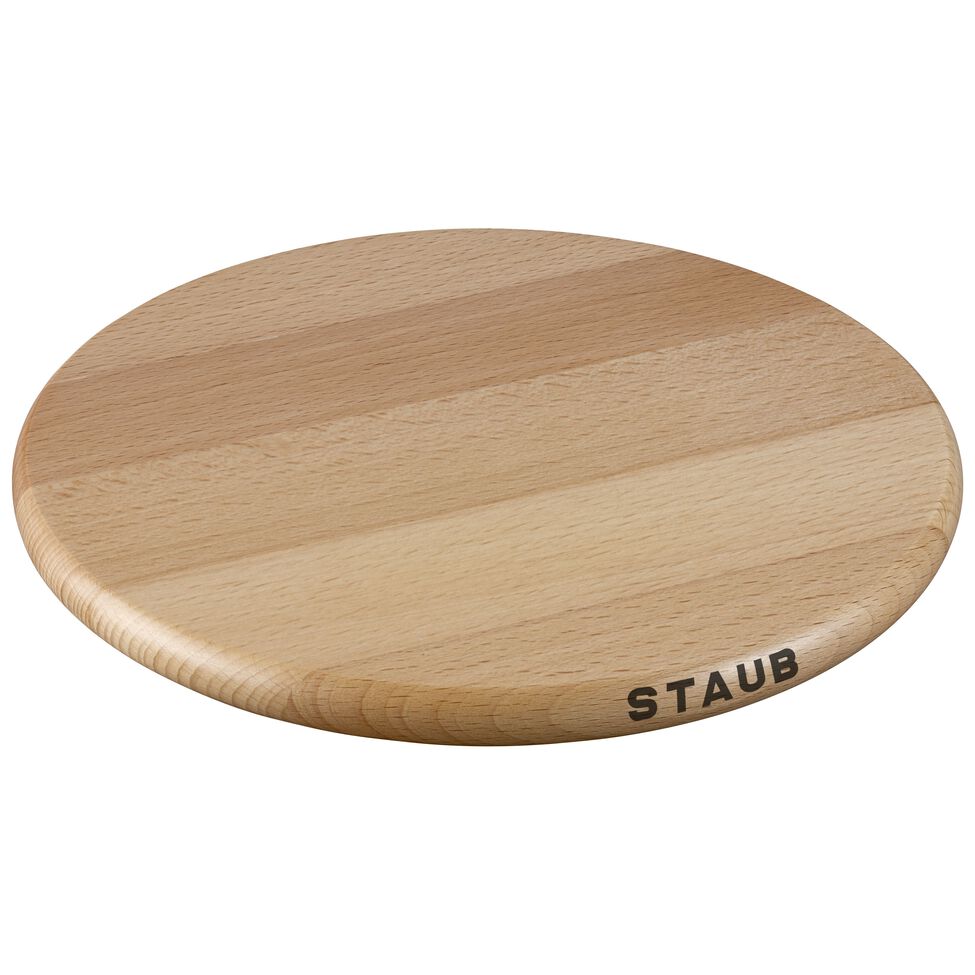 Untersetzer magnetisch 23 cm, rund, Buche