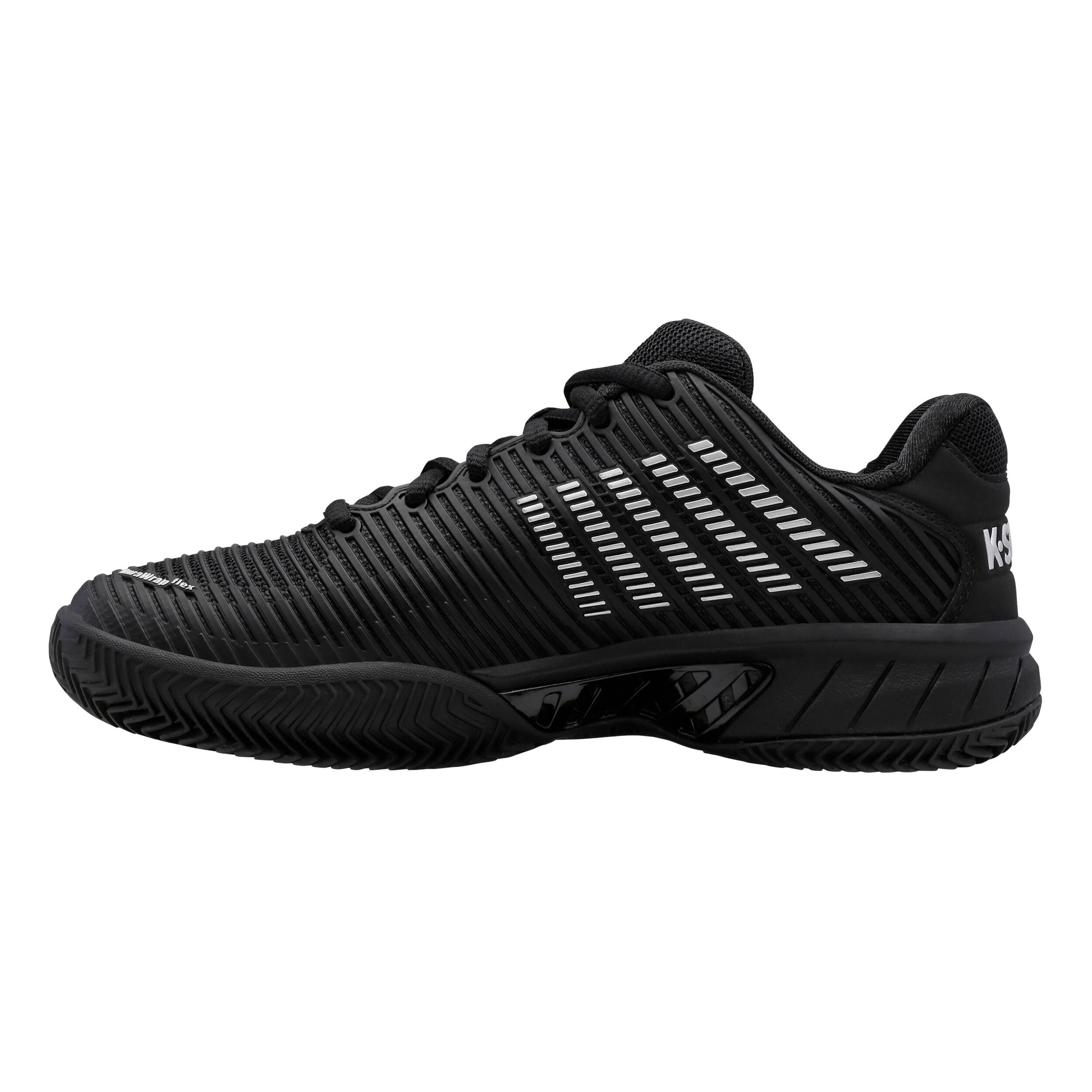 Hypercourt Express Sandplatzschuh Damen - Schwarz, Silber