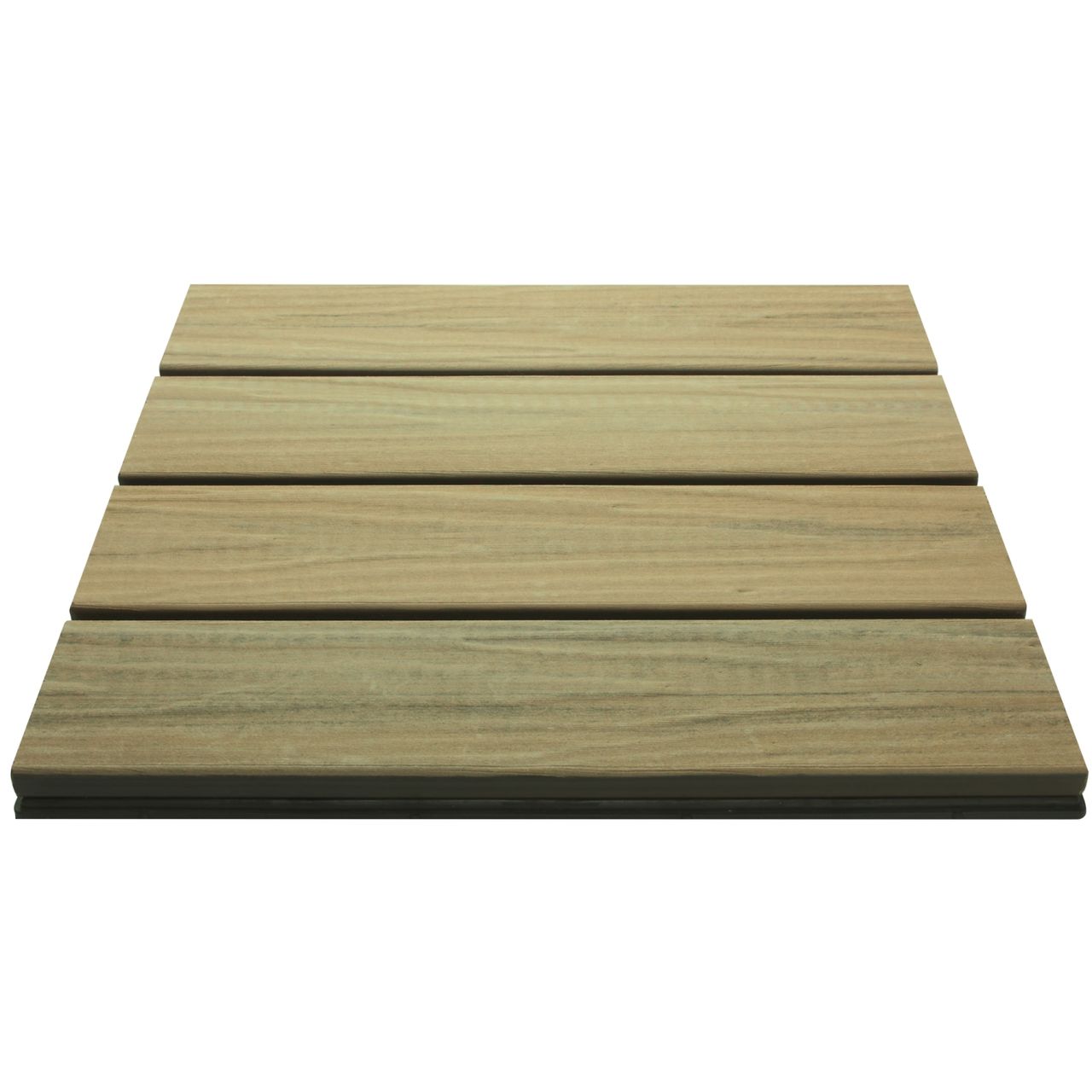 TOP MULTI WPC Fliesen 30 x 30cm braun profiliert 1 m²