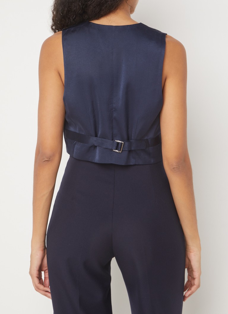 Cardigan scurt din satin Corali de la Ba&sh
