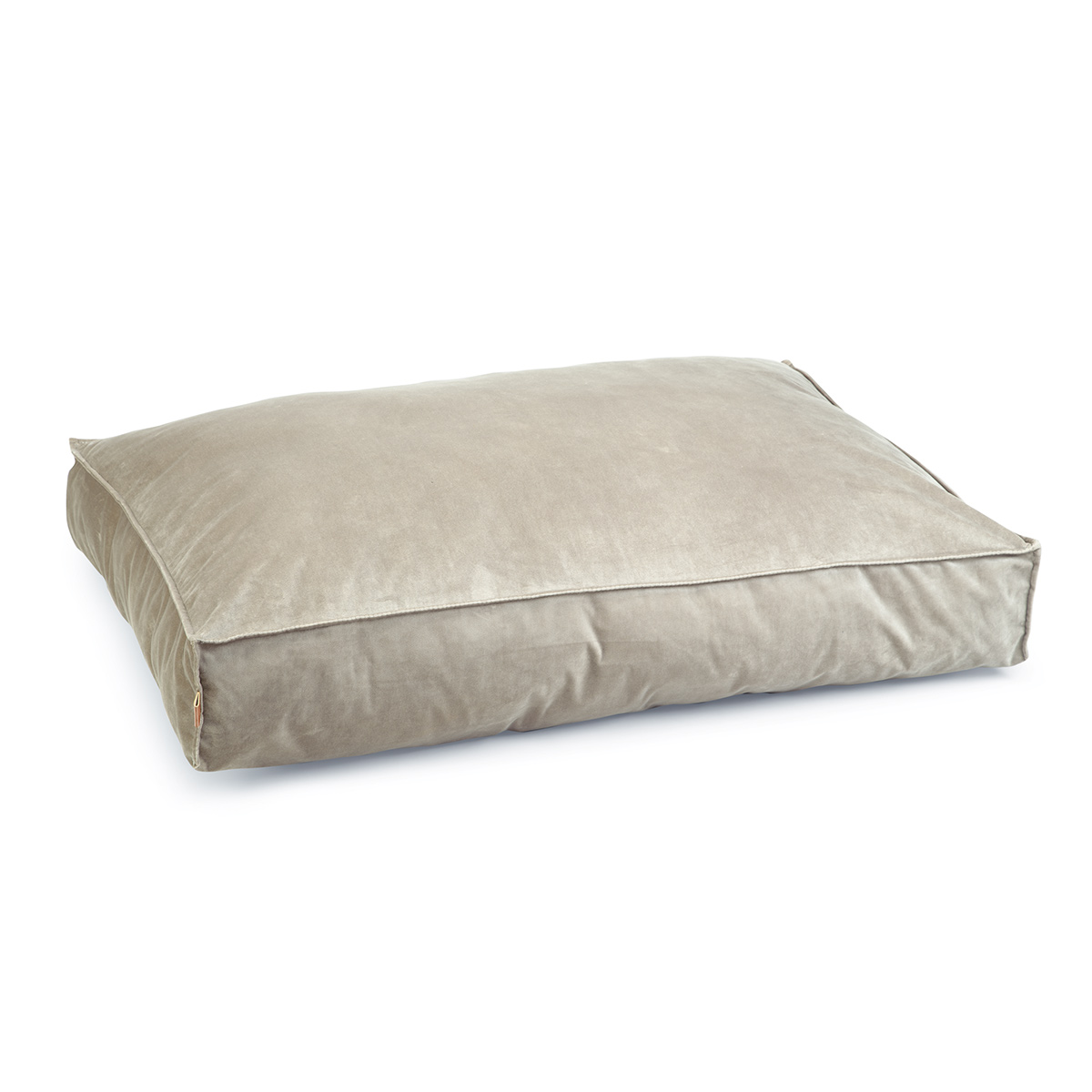 Designed by Lotte Hundekissen Nalino Samt Grau bei ZooRoyal