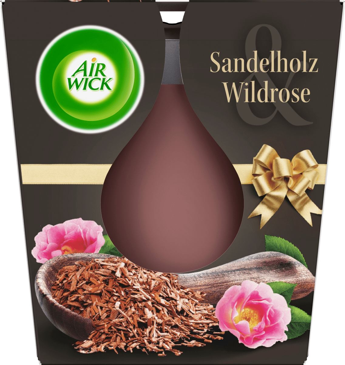Duftkerze im Glas Sandelholz & Wildrose 105g, 1 St