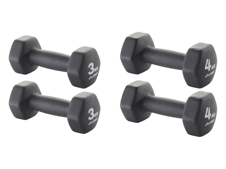 CRIVIT Kurzhantel-Set, 2 Stück