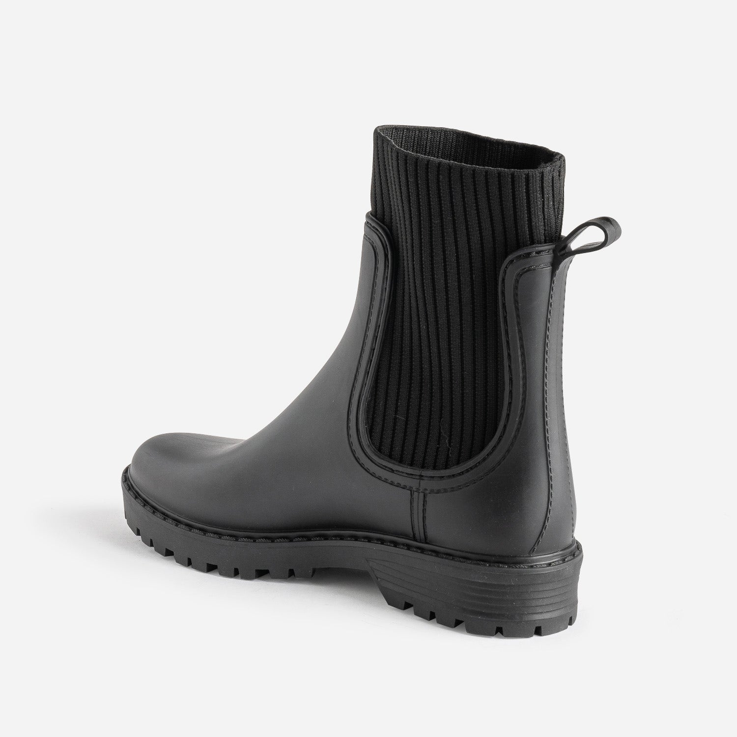 Chelsea boots de pluie noir