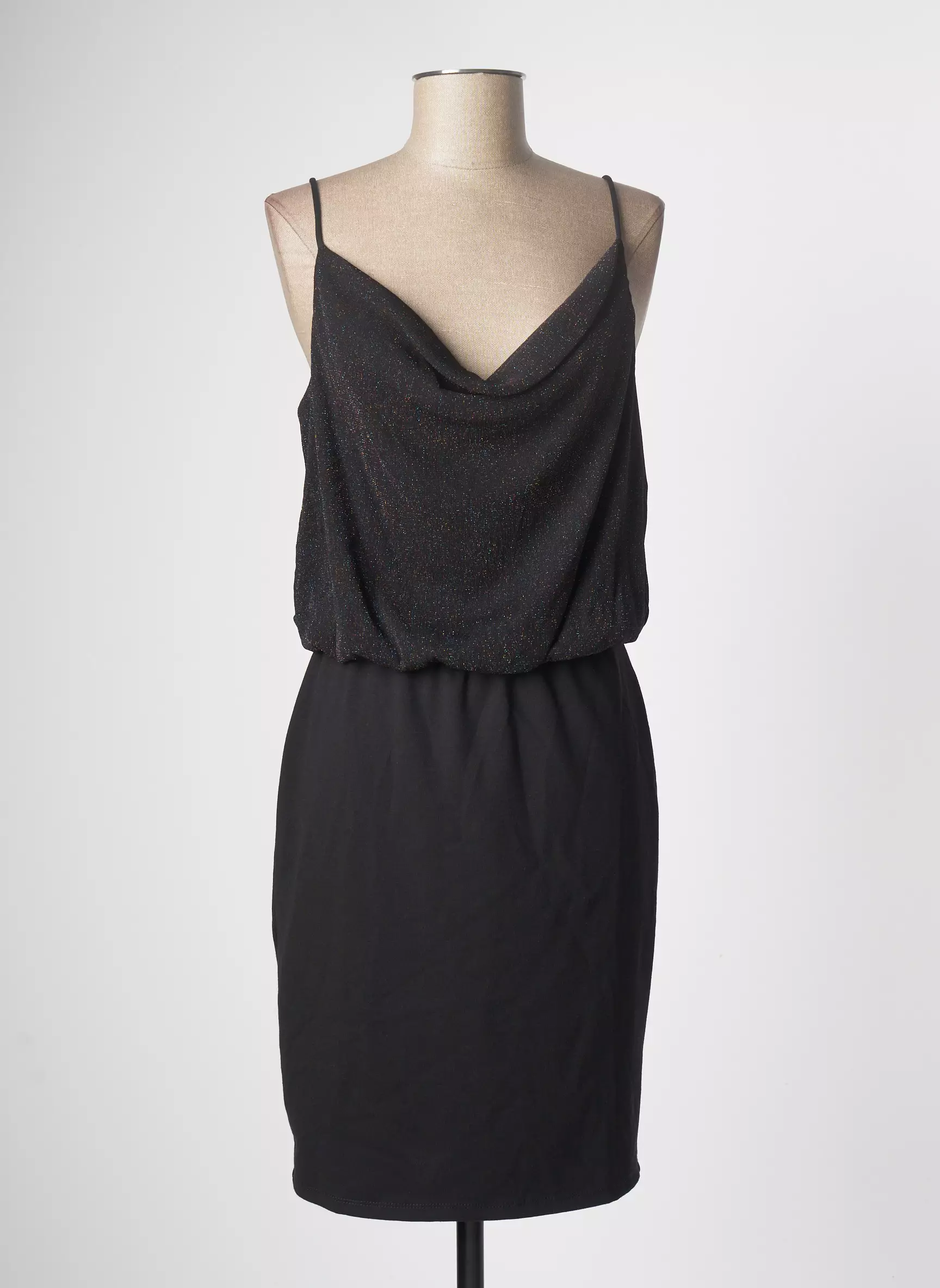 Only Robes Mi Longues Femme couleur noir