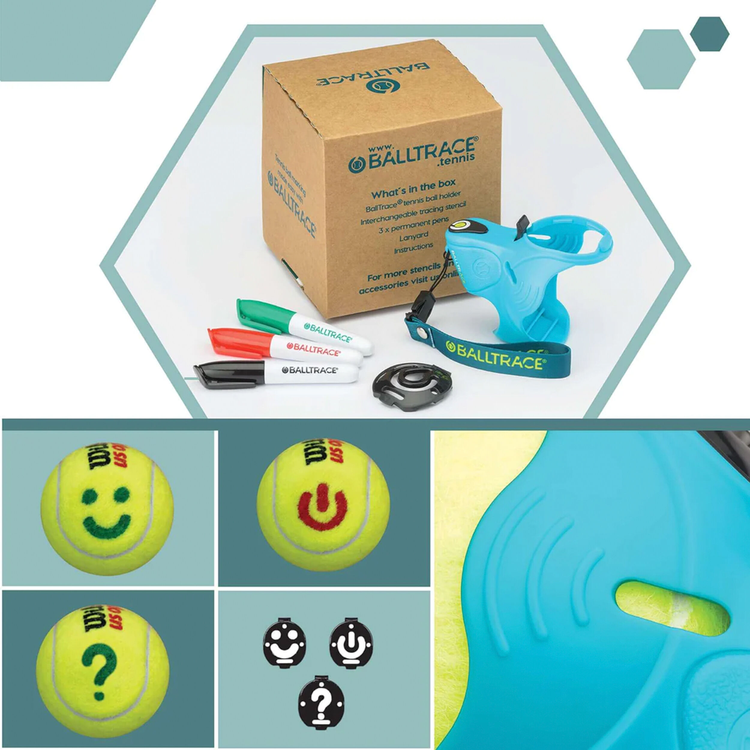 Express Yourself Bundle Ballmarker - Blau