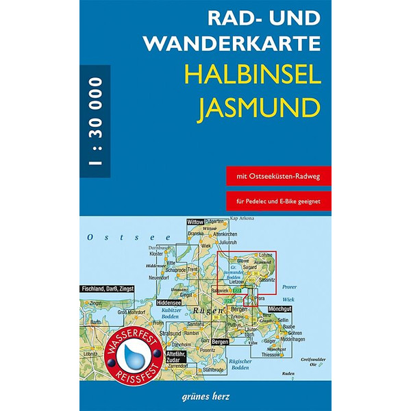 RAD- UND WANDERKARTE HALBINSEL JASMUND - Fahrradkarte