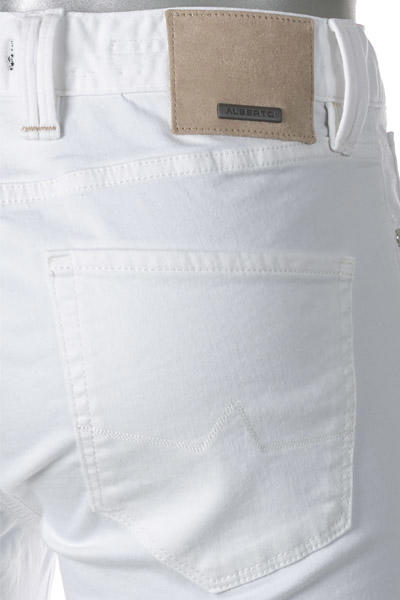 Alberto, Jeans Robin, Slim Fit, Baumwolle T400®, weiß