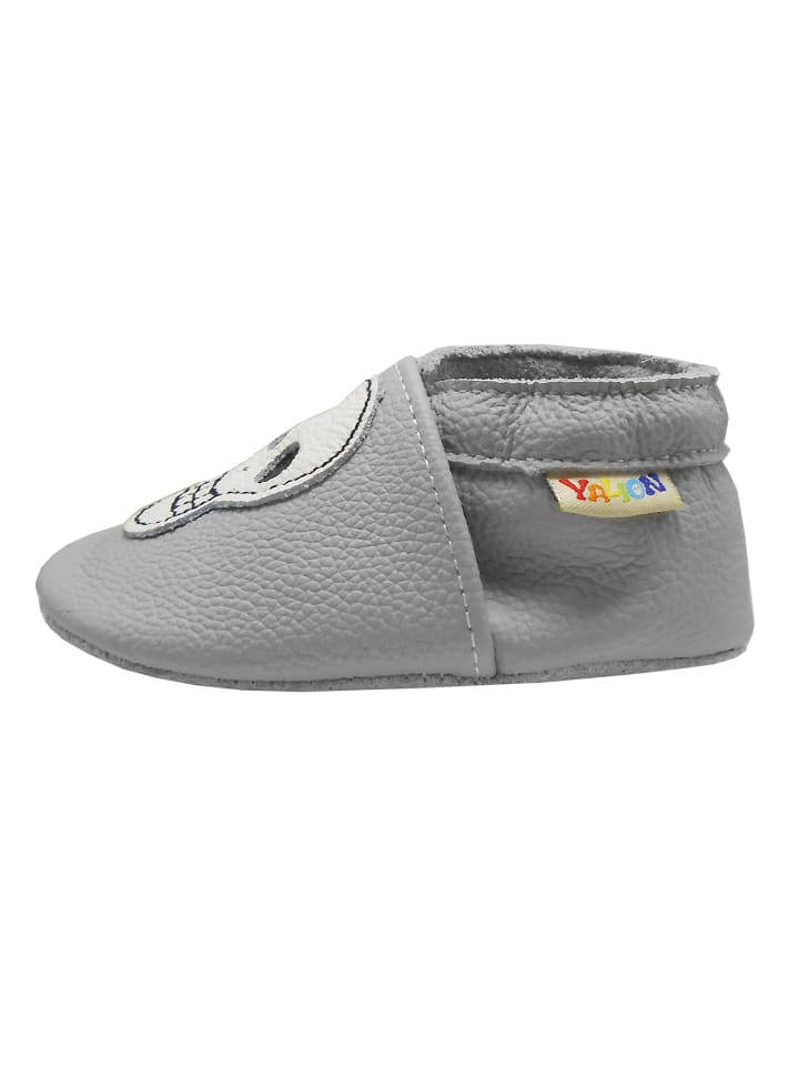 Yalion Leder-Krabbelschuhe 