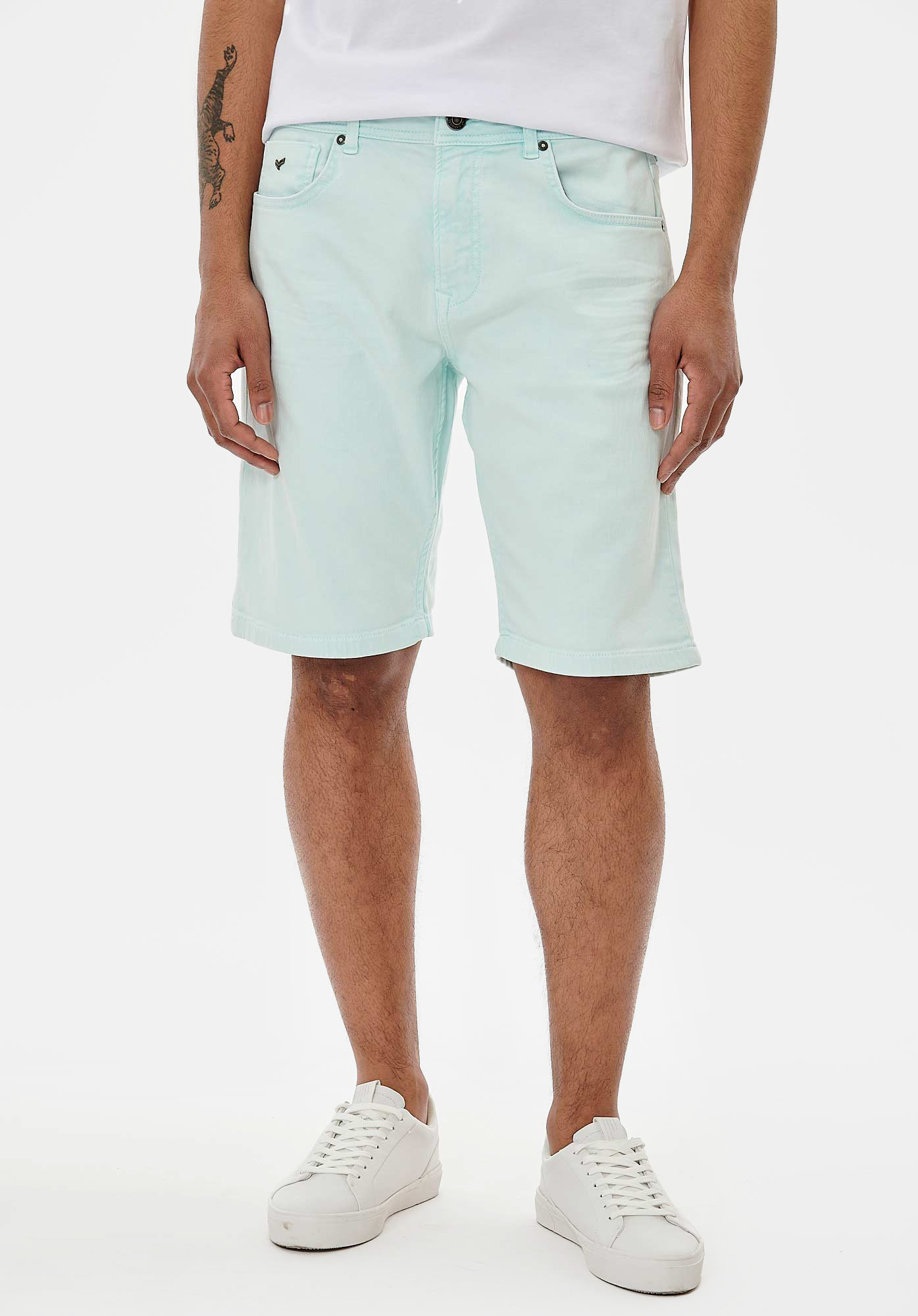 VIXTO  Short straight bleu ciel Homme