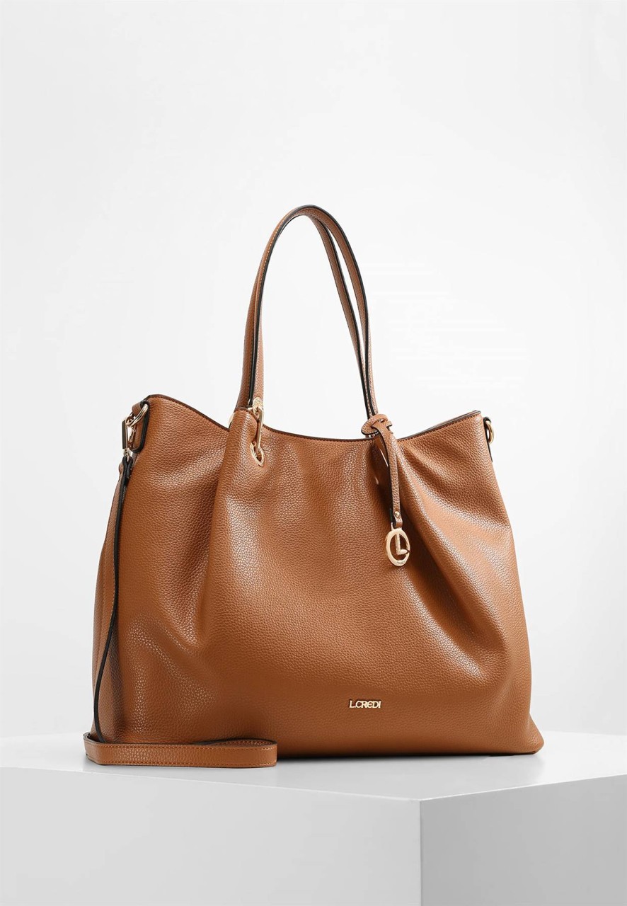 L. CREDI Handtaschen braun