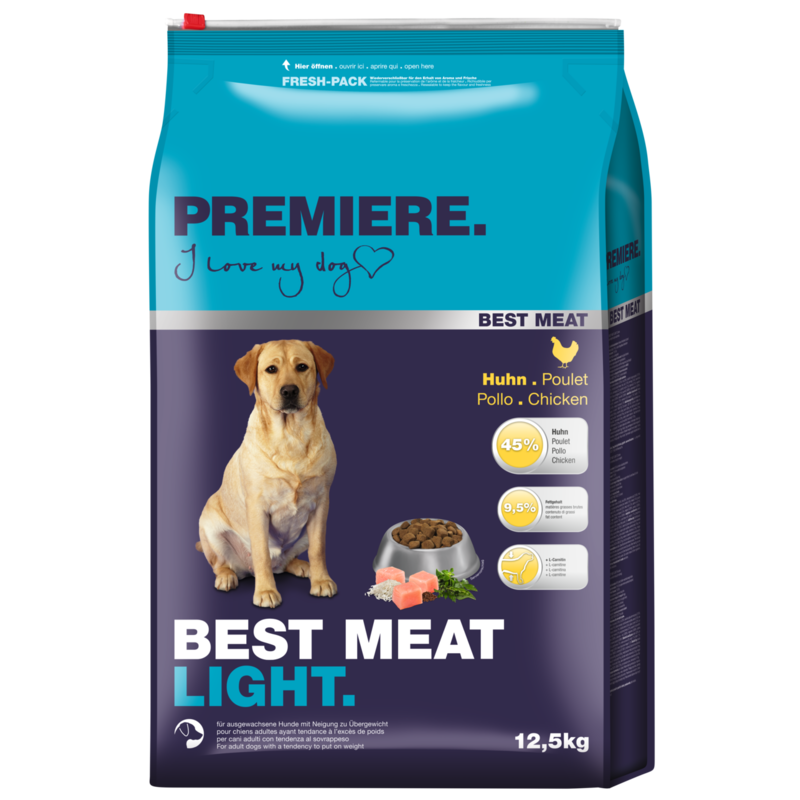 PREMIERE Hundetrockenfutter PREMIERE Best Meat Light Huhn 12,5 kg