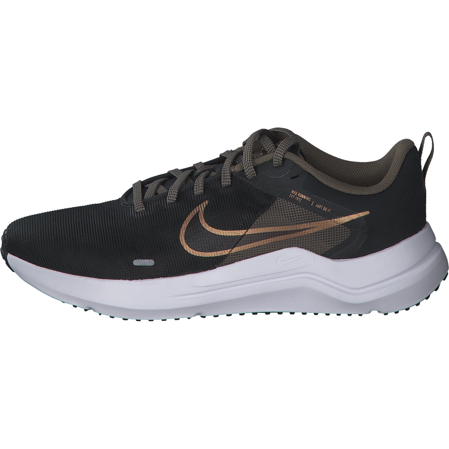 Nike Downshifter 12 DD9294, Sneakers Low, Damen, dk smoke grey/mt silver-olive