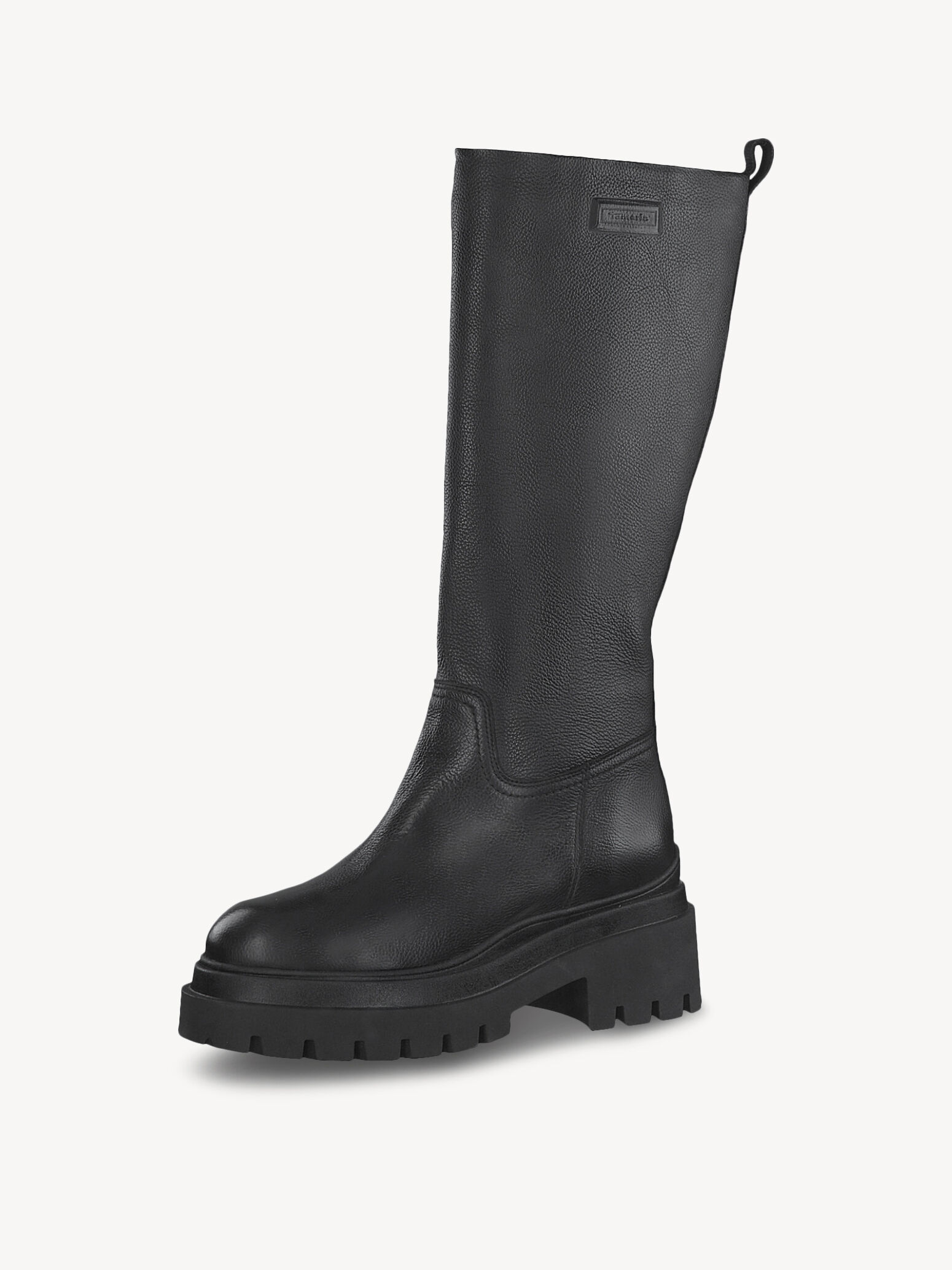 Bottes en cuir - noir