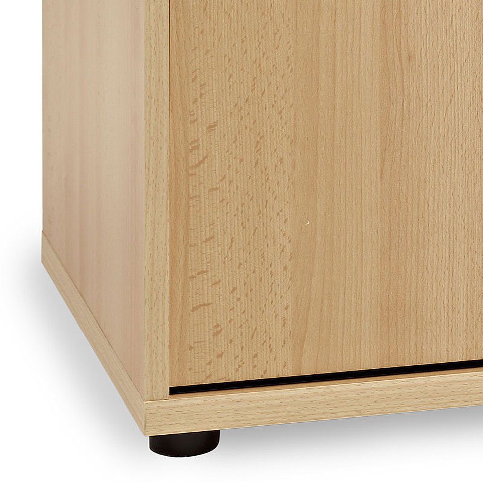 Lomadox Aktenregal, TYP4000 Buche hell Nachbildung, 2OH, H=76cm