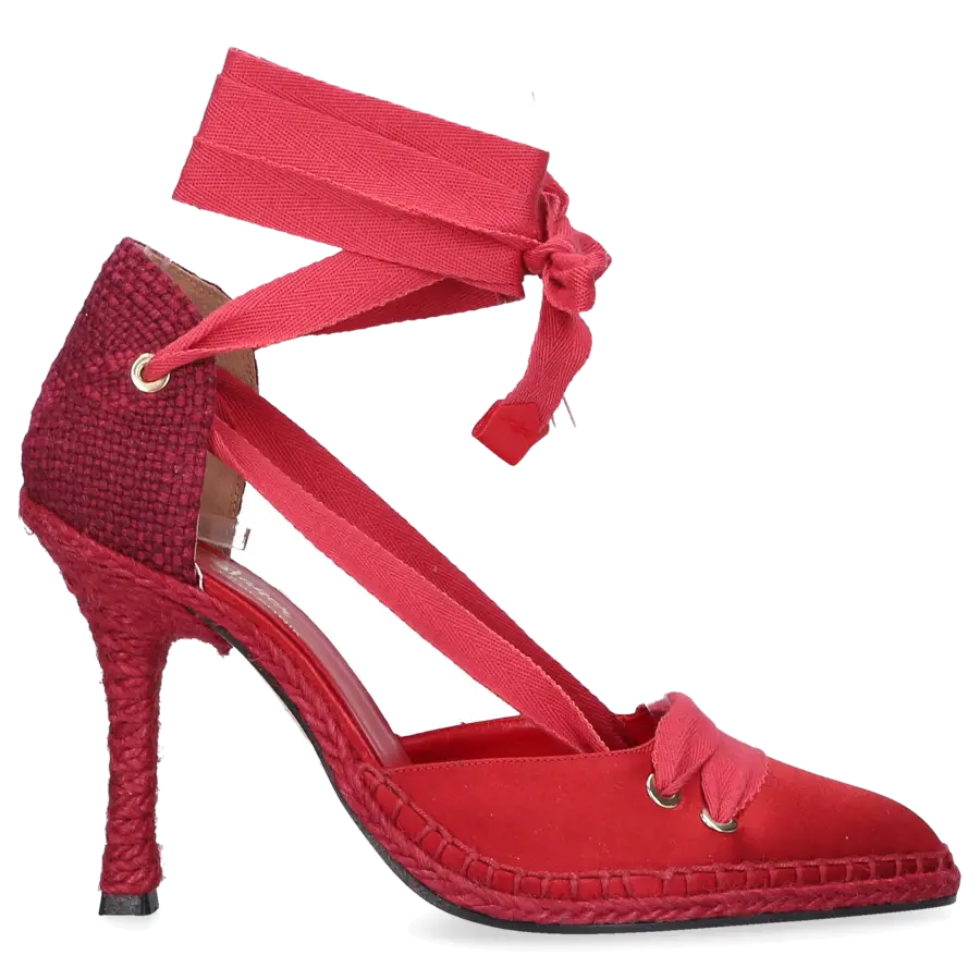 CASTAÑER BY MANOLO BLAHNIK - Pumps MANOLO HIGH Satin - rot
