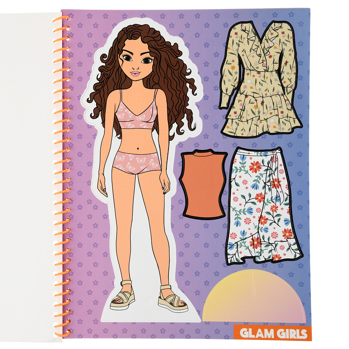 Glam Girls Malbuch mit 24 Seiten
