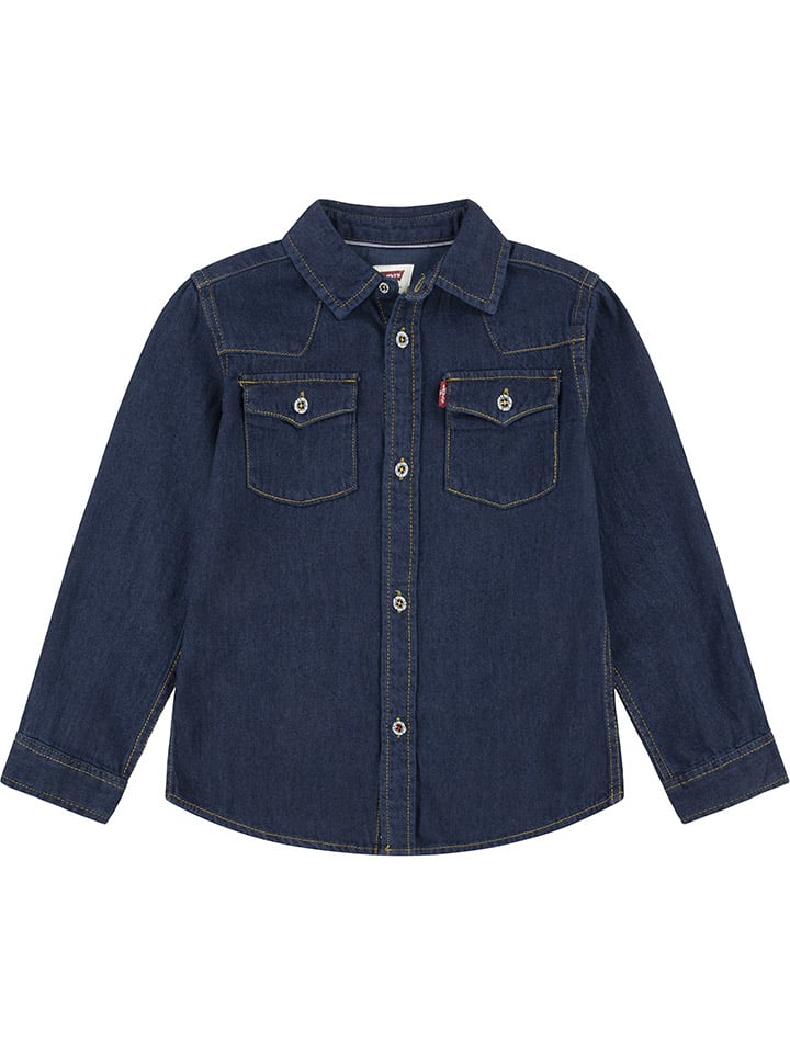 Levi's Kids Jeans-Hemd in Dunkelblau günstig kaufen