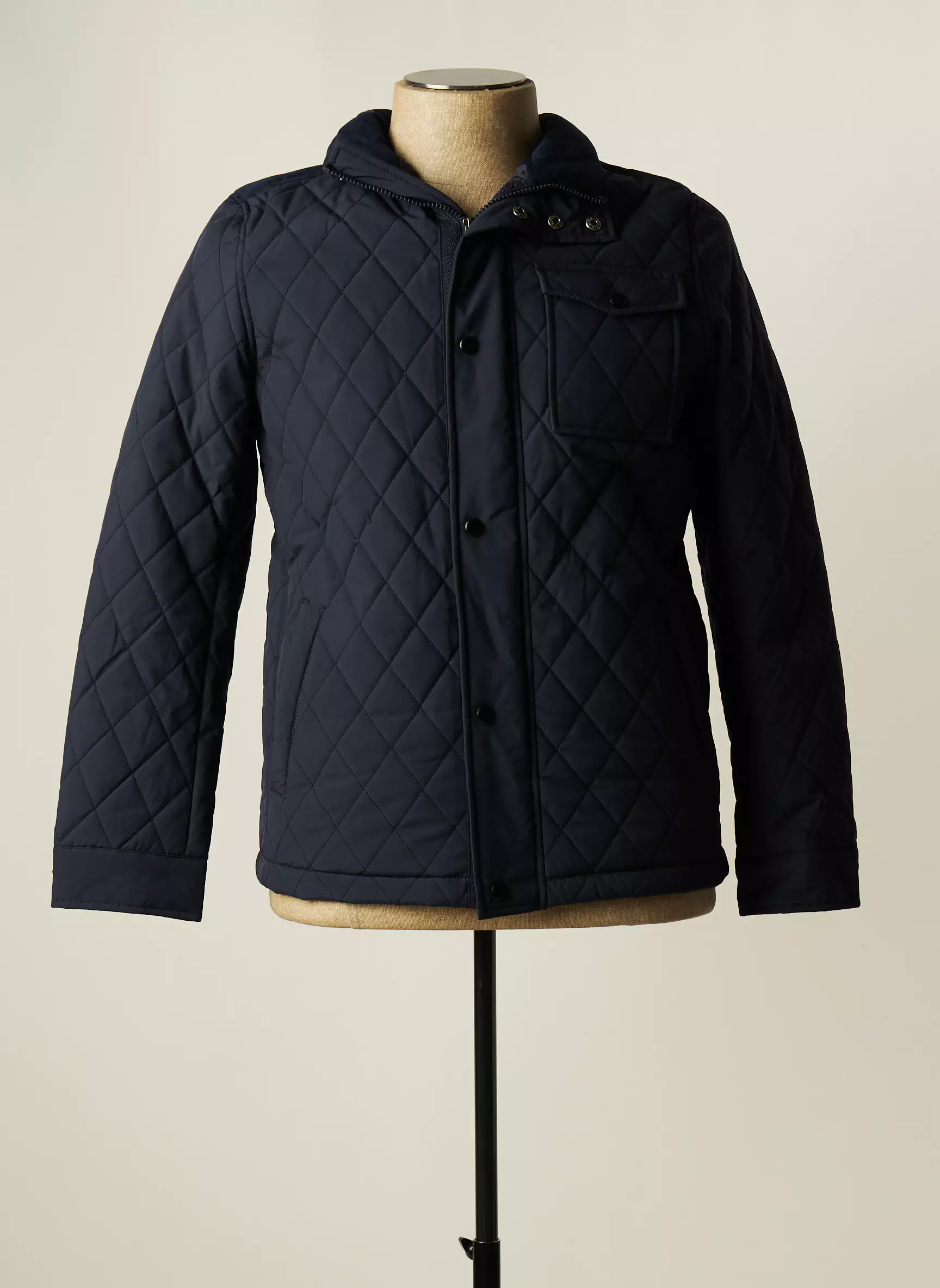 Cambridge Manteaux Courts Homme couleur bleu