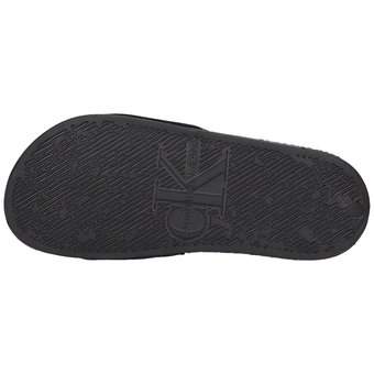 Calvin Klein Slide Monogram Co in schwarz