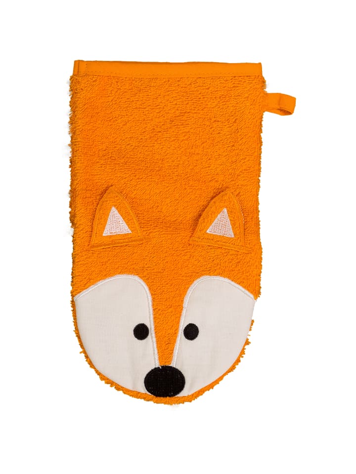 Smithy Smithy Waschhandschuhe Füchse los orange in orange günstig kaufen 16 x 21 cm