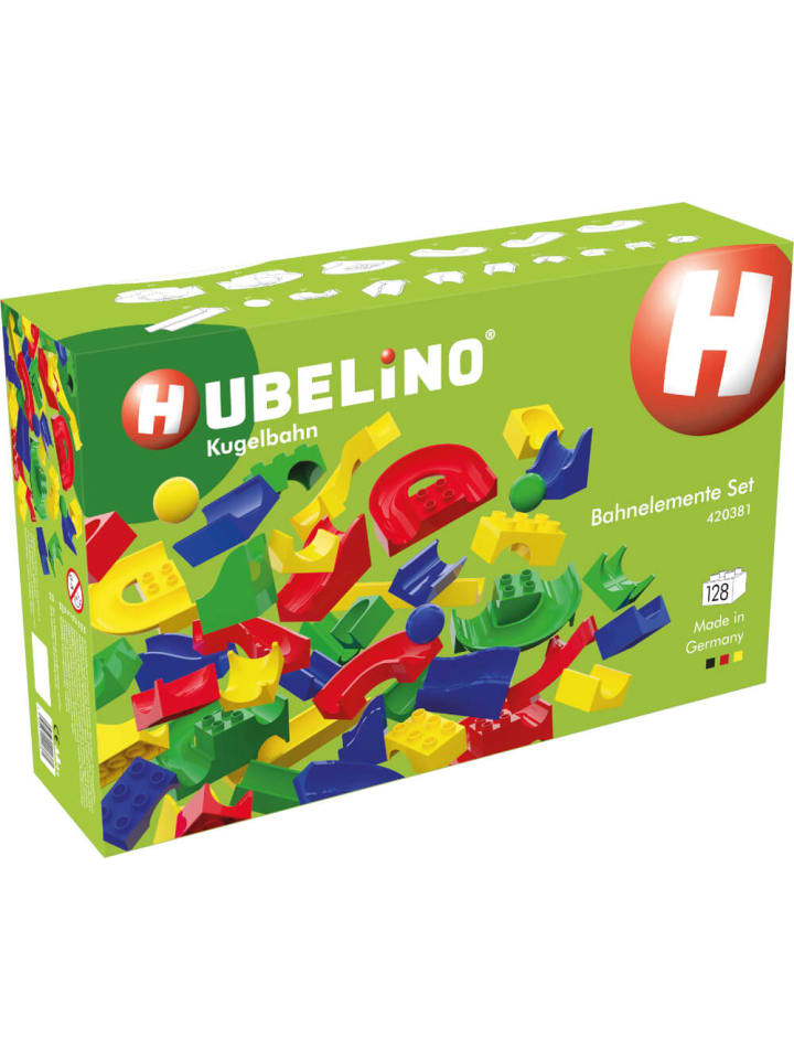 Hubelino Kugelbahn Bahnelemente Set, 128 teilig, ab 4 Jahre günstig kaufen onesize