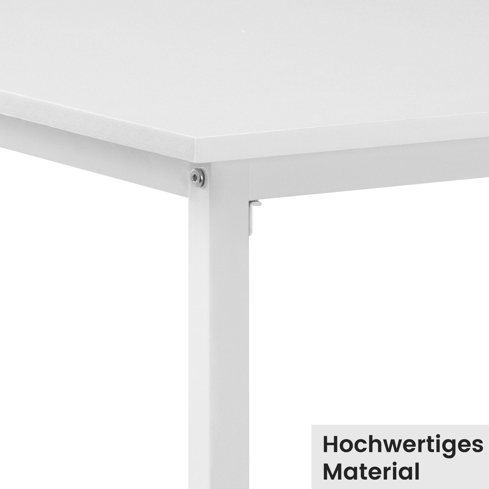 EUGAD Bartisch (1-St), Stehtisch quadratisch, Industrial, 60x60x92 cm
