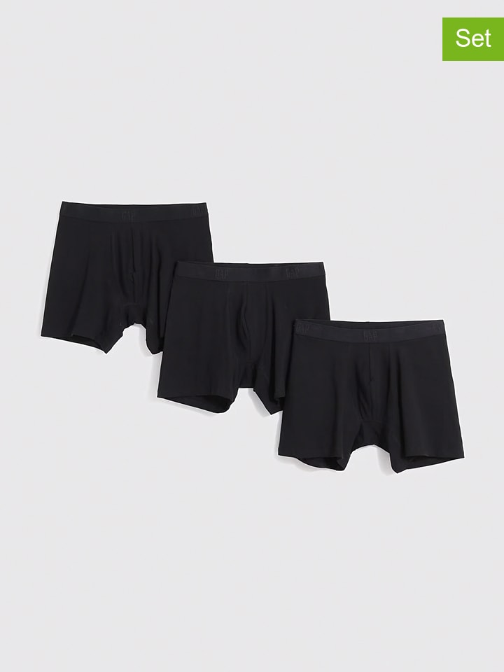 GAP 3er-Set: Boxershorts in Schwarz günstig kaufen