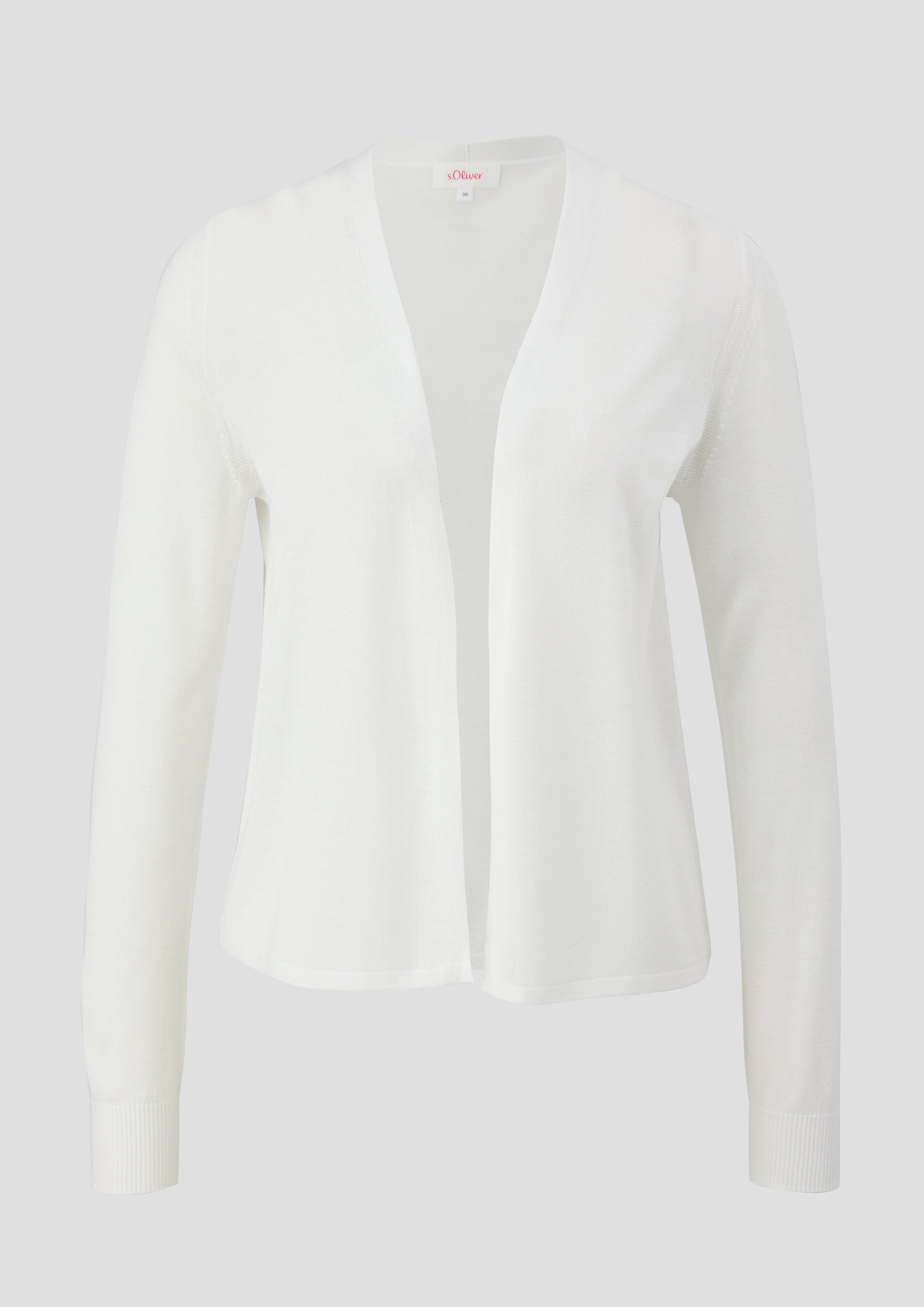 Strickjacke aus reiner Viskose  2142366-0210