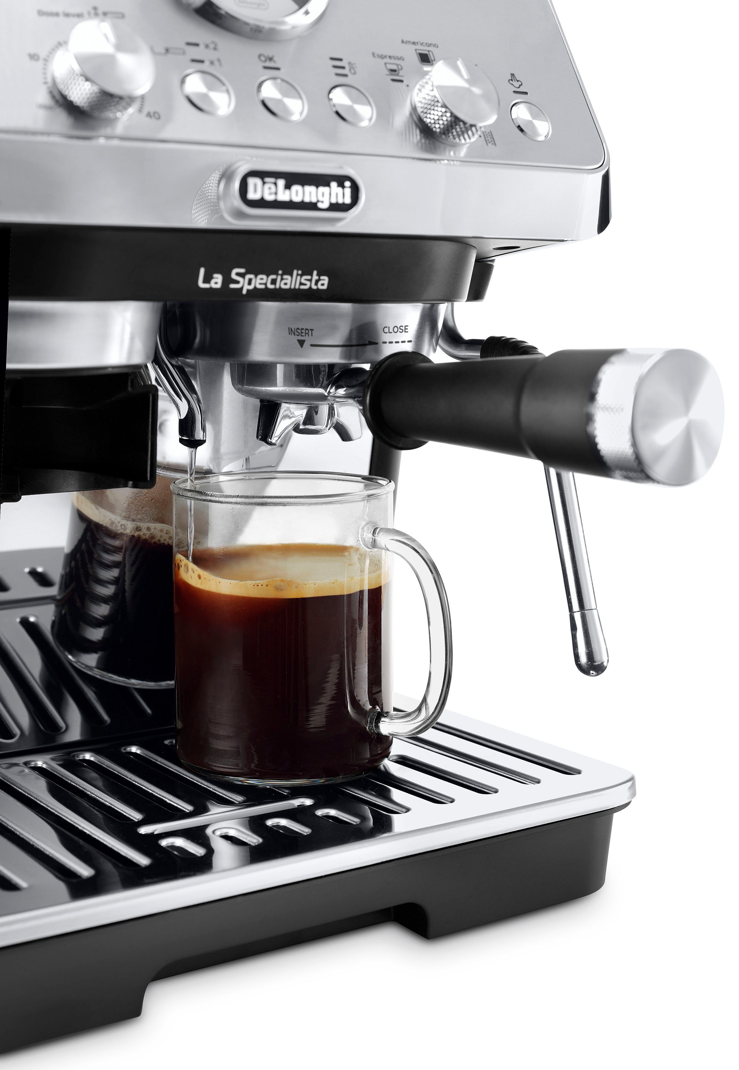 De'Longhi Siebträgermaschine La Specialista Arte EC9155.MB, inkl. 250g Selezione Espresso im Wert von UVP € 6,49