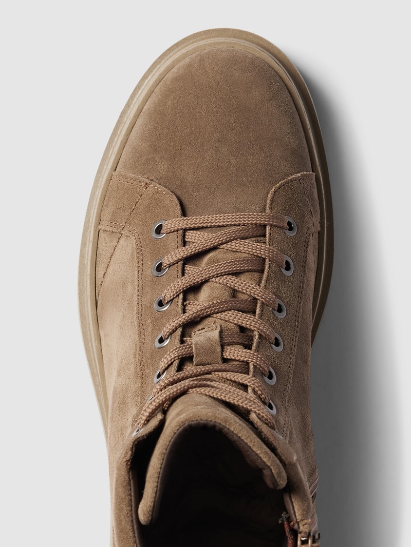 Boots mit Label-Details Modell 'ALGOT' in taupe