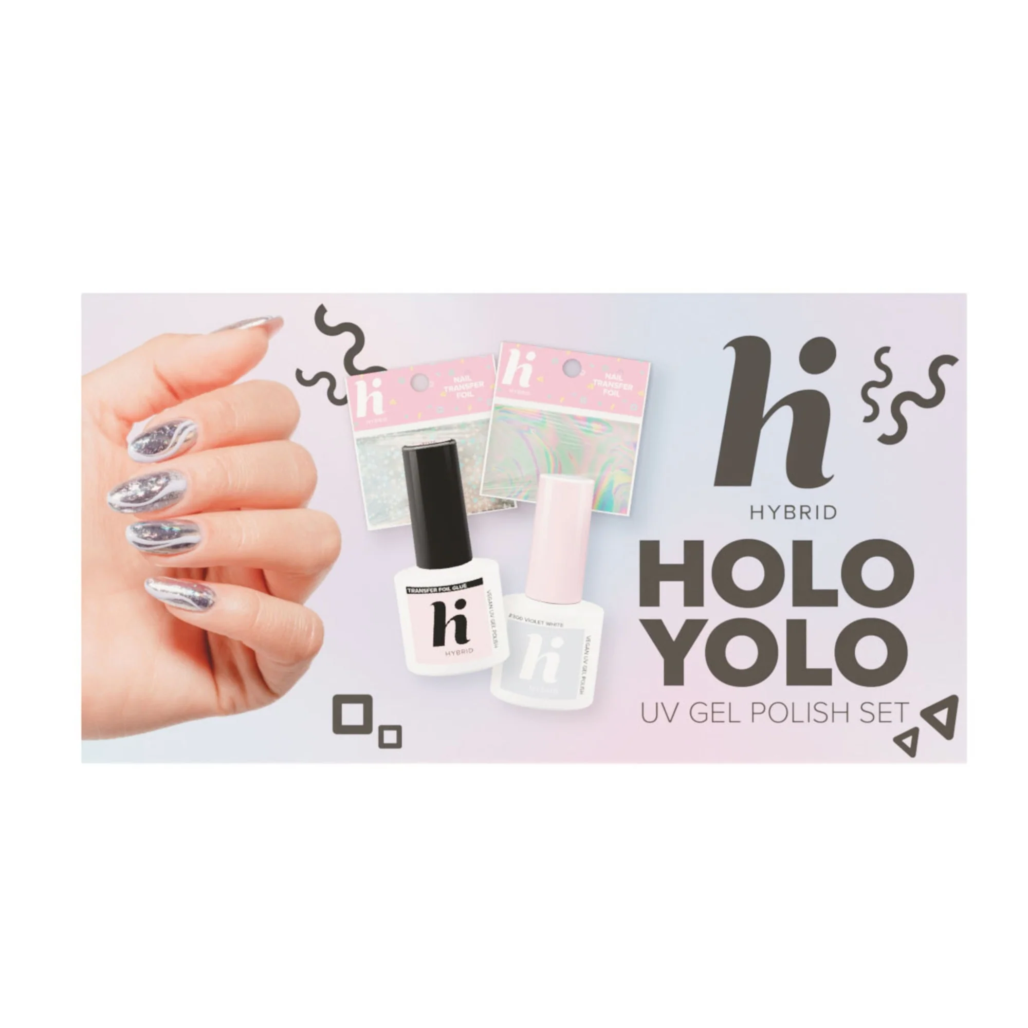UV géllakk HOLO YOLO szett - Sminkkészlet
