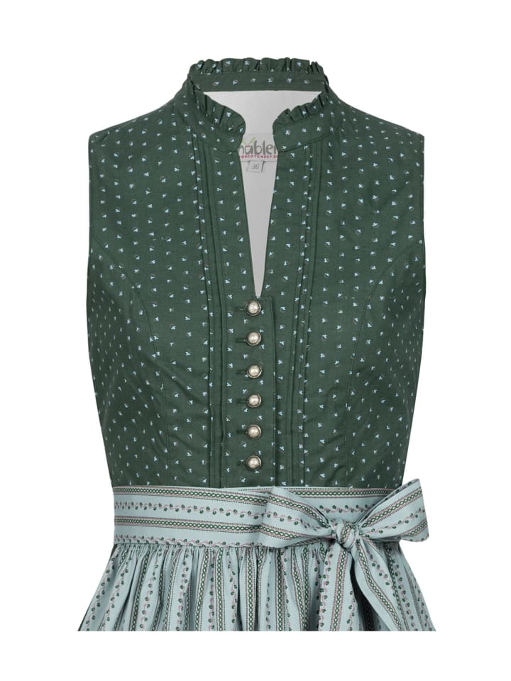 Nübler Dirndl midi Jette in Petrol günstig kaufen