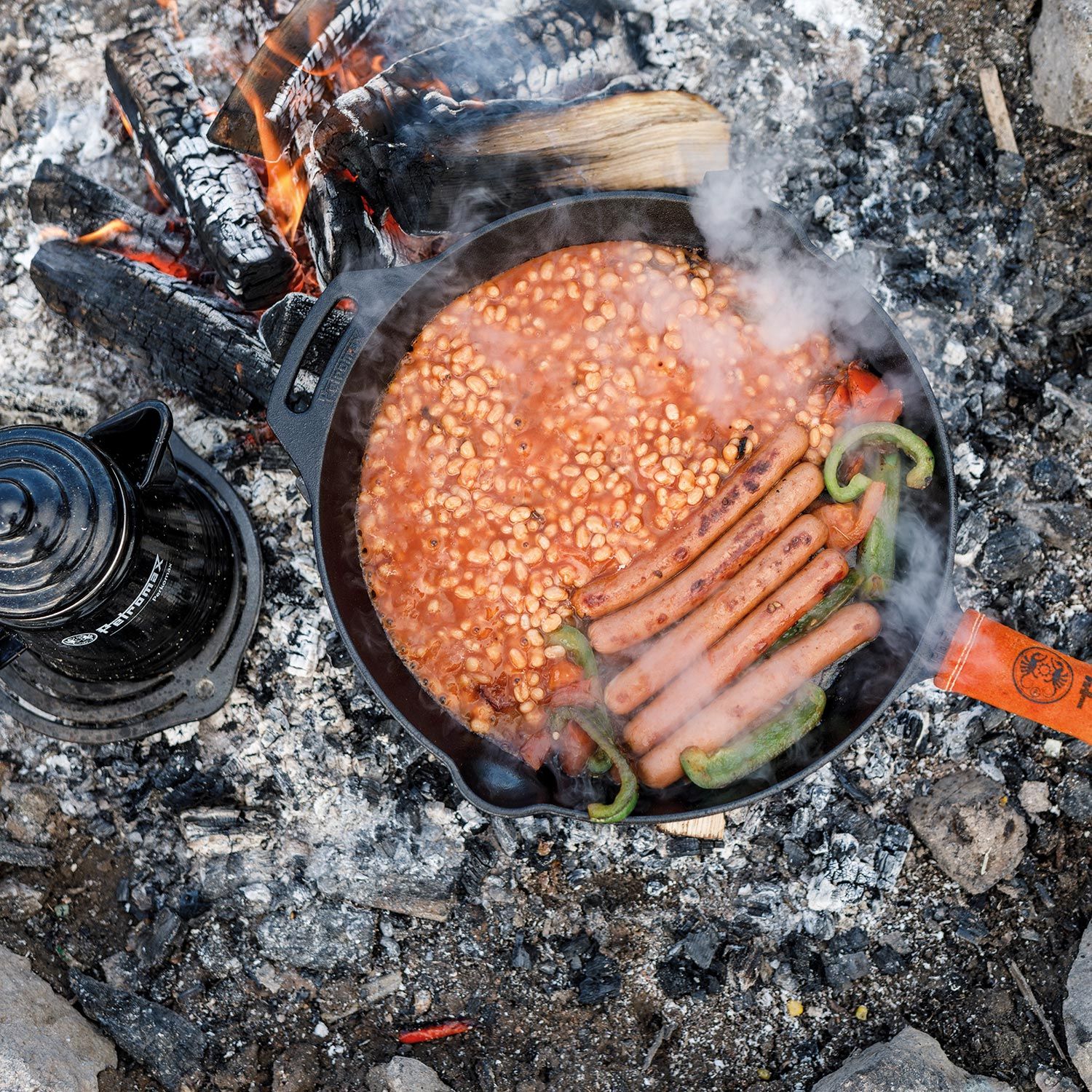 Feuerpfanne mit Stiel